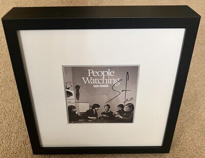 Sam Fender ‘People Watching’ 2025 SIGNED Art Card FRAMED 🌟LOOK✨ Christmas Gift