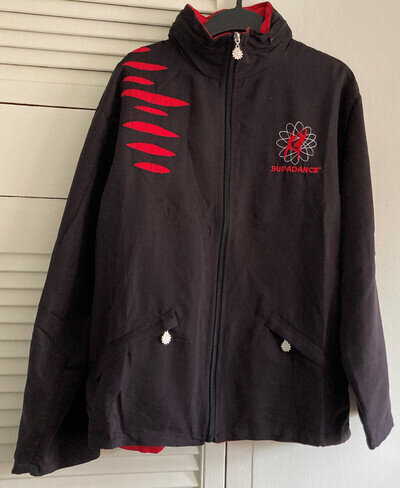 New ~SUPADANCE~ TRACKSUIT TOP {Unisex / Black & Red / Dance / Dancewear / Zip}