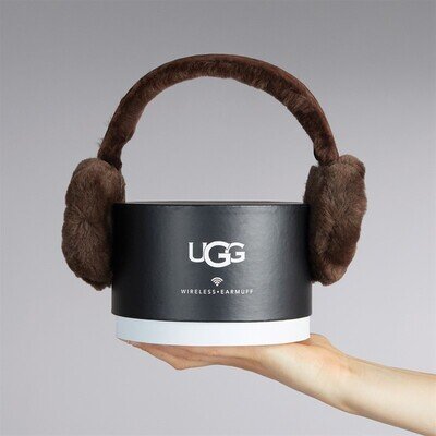 Ugg Wireless headphones earmuffs Bluetooth Chocolate Brown RRP £110