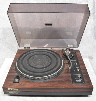 Pioneer PL1200A Direct Drive Turntable Record Player Tested With Dust Cover