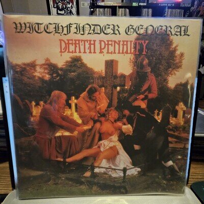 Witchfinder General Death PENALTY LP Record On Red Vinyl NM/NM KILLER ALBUM!