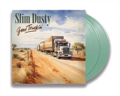 SLIM DUSTY: GONE TRUCKIN (EUCALYPTUS GREEN 2LP) - LP vinyl