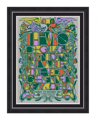 Roger Daltrey Hand SIGNED The Who Event Poster COA Autographed Music Memorabilia