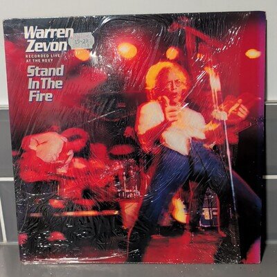 WARREN ZEVON - STAND IN THE FIRE 1980 UK 1st K52265 A1/B1 EX/EX IN SHRINK