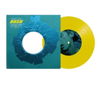 TROYE SIVAN * RUSH * LIMITED EXCLUSIVE GLORY EDITION 7" YELLOW VINYL * SEALED!