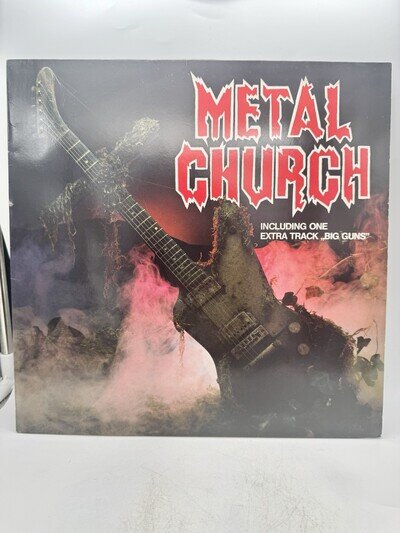Metal Church - Metal Church 12" Rock Vinyl Germany 1984 NM W/ Bonus Track