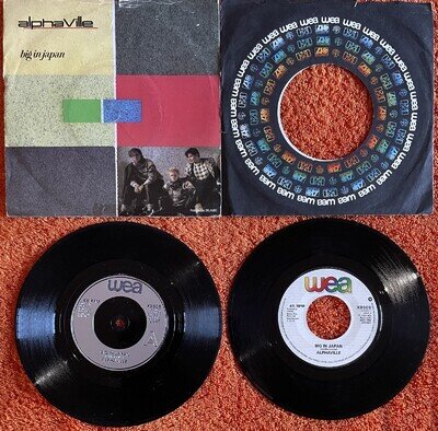 Alphaville – Big In Japan - Two 7" Singles (different labels)