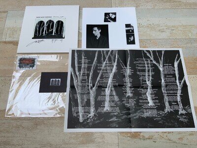 These New Puritans Crooked Wing SIGNED Autographed Clear Vinyl + poster+postcard