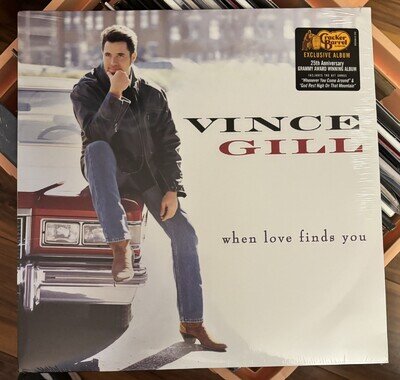 VINCE GILL Cracker Barrel Exclusive New Sealed Vinyl LP WHEN LOVE FINDS YOU