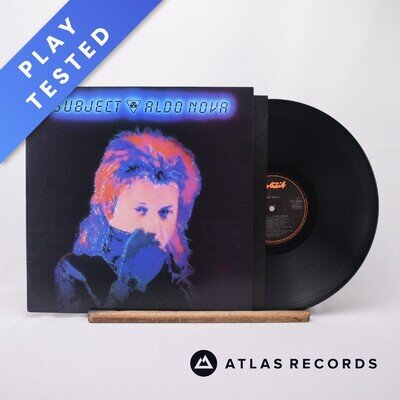Aldo Nova Subject.....Aldo Nova Lyric Sheet LP Album Vinyl Record - EX/EX