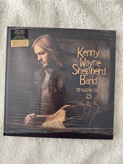 ✅ SIGNED 📝 Vinyl Kenny Wayne Shepherd, trouble Is 25 Deluxe Vinyl/Book 🔥