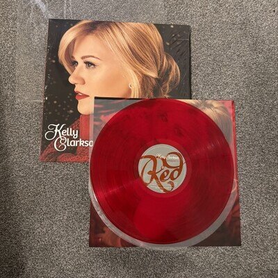 Kelly Clarkson Wrapped in Red (Vinyl) rare OG press