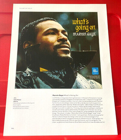 Marvin Gaye What's Going On Album Cover Art PICTURE / PRINT 12" x 9"