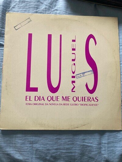 Luis Miguel El Dia Que Me Queiras 12" EP VINYL BRAZIL PRESSING Rare VG+ VG+