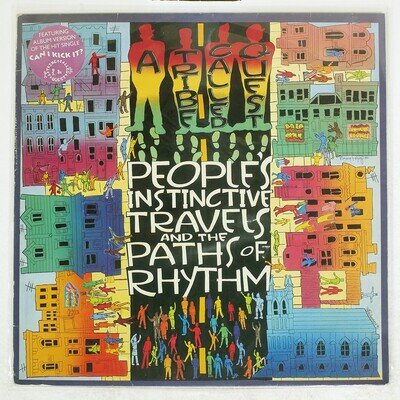 A TRIBE CALLED QUEST PEOPLE'S INSTINCTIVE TRAV JIVE HIP96 UK ORIGINAL VINYL LP