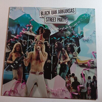 Black Oak Arkansas / Street Party 1974 VINYL LP SOUTHERN ROCK EX / £5 FLAT POST