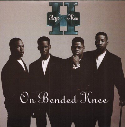 Boyz II Men On Bended Knee 7" vinyl UK Motown 1994 silver injection label design