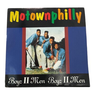 Boyz II Men Motownphilly 7" Single Vinyl Record 1991 Motown TMG 1402