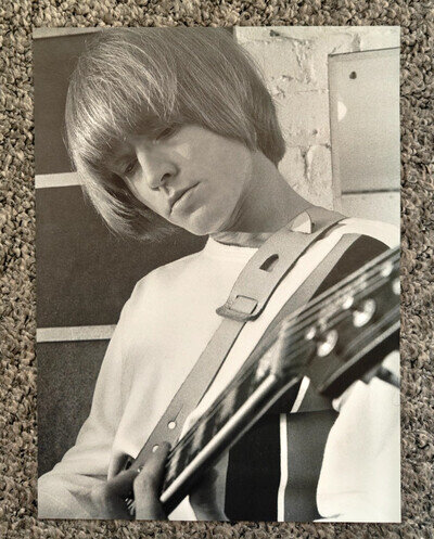 Brian Jones / The Rolling Stones - Classic Black & White Poster / Picture - RARE