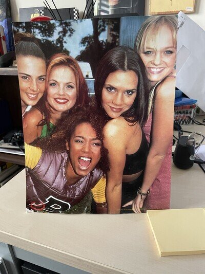 Original Spice Girls Poster 30cm X 24cm