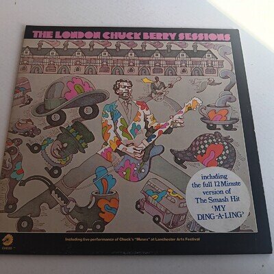 Chuck Berry / The London Sessions 1972 VINYL LP / ROCK & ROLL EX £5 FLAT POST a