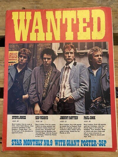 Sex Pistols Poster Magazine