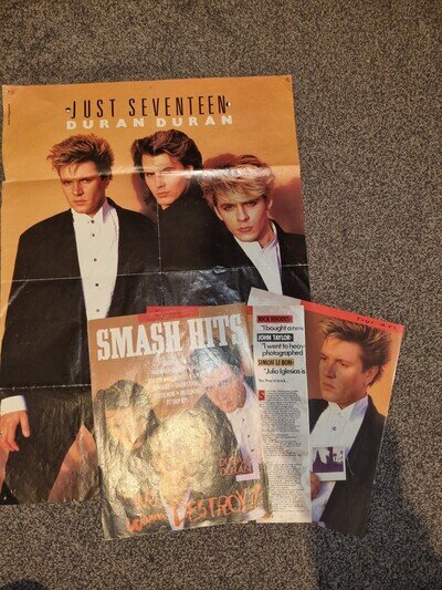 Duran Duran 80s Poster And Magazine Articles