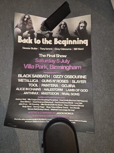 Back To The Beginning Event Poster #333/2000