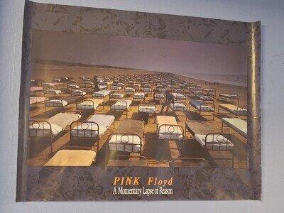 Pink Floyd A Momentary Lapse Of Reason. Promo Poster In VGC. Size 80 x 60 cms.