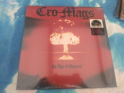 Cro-Mags - The Age Of Quarrel - RSD 2021 - Red & Black Splatter VINYL LP NEW[''=