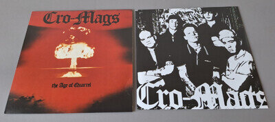 CRO-MAGS black Vinyl LP The Age Of Quarrel (2022 USA Rok Profile)
