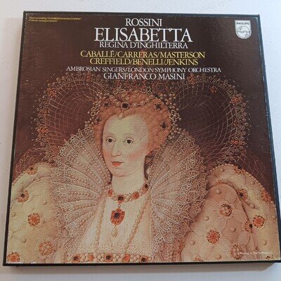 Rossini / London Symphony / Elisabetta x 3 LP BOX / OPERA / EX / FAST POST