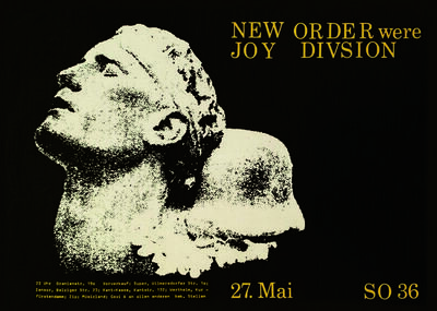 NEW ORDER were JOY DIVISION GIG POSTER A1