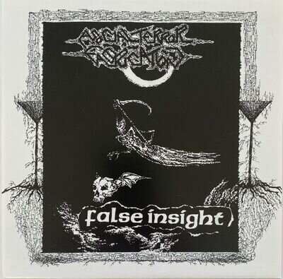 ASOCIAL TERROR FABRICATION / FALSE INSIGHT 7” VINYL JAPAN CRUST PUNK AMEBIX GISM