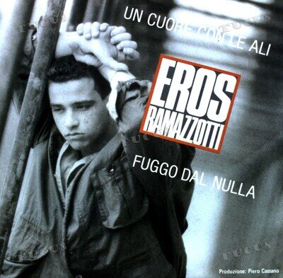 Eros Ramazzotti - Un Cuore Con Le Ali / Fuggo Dal Nulla 7" (VG) .*
