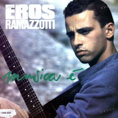 Eros Ramazzotti - Musica È Greece LP 1988 (VG+/VG) .*