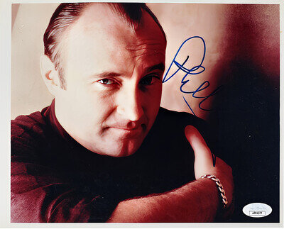-PHIL COLLINS- JSA/BECKETT BAS Signed/Autograph/Auto Vintage 8x10 Music Photo