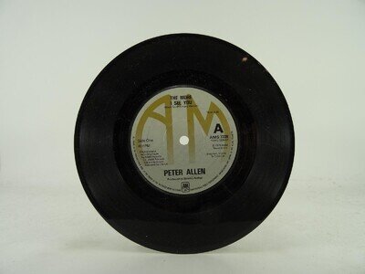 PETER ALLEN THE MORE I SEE YOU (107) 2 Track 7" Single including Plain Paper Sle