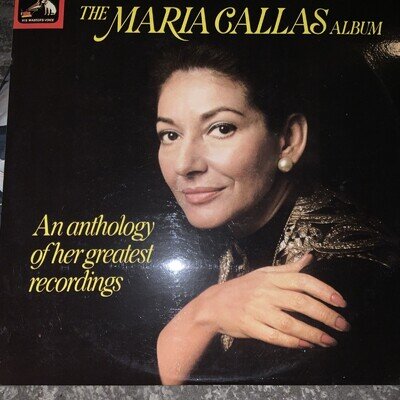 MARIA CALLAS THE MARIA CALLAS ALBUM 2xLP HMV SLS 5104 REPRESS UK