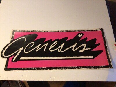 GENESIS vintage promo poster 24” 10”