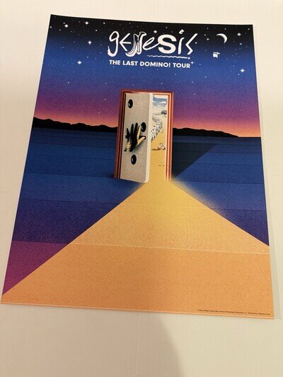 Genesis The Last Domino 2022 Official Tour Poster 🎵