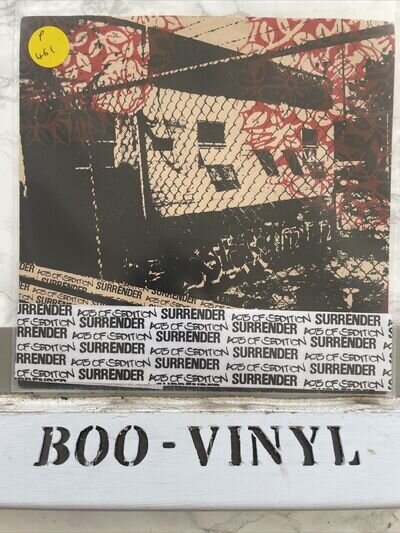 Acts Of Sedition - Acts Of Sedition / Surrender 7” hardcore / punk vinyl record