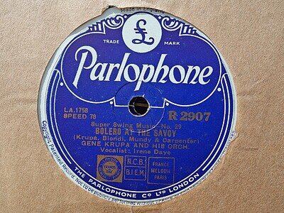 GENE KRUPA - CHOOSE EITHER OF TWO 78 rpm discs