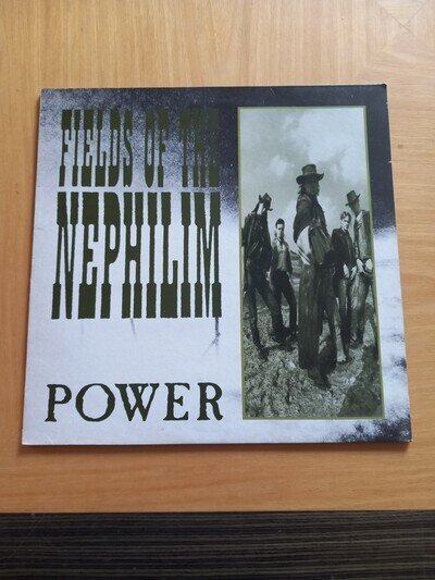 FIELDS OF THE NEPHILIM - POWER - 12" SINGLE - VG / EX - PLAY TESTED