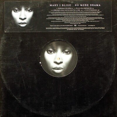 Mary J. Blige - No More Drama - Used Vinyl Record 12 - Promo - X12198z