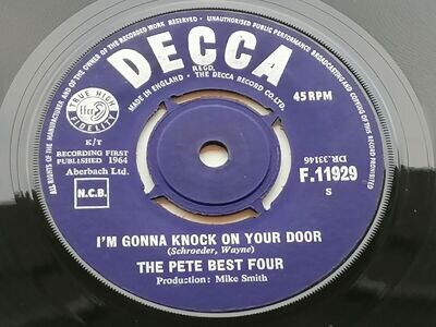 PETE BEST 1964 UK 45 I'M GONNA KNOCK ON YOUR DOOR EX+ BEATLES