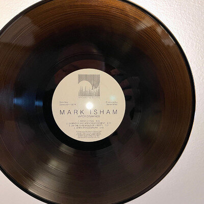 MARK ISHAM - Vapor Drawings (Translucent) (1983) - 12" Vinyl Record LP - EX