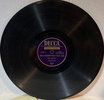 RED FOLEY DECCA 14505 Steal Away/Just A Closer Walk With Thee V+/V + 78