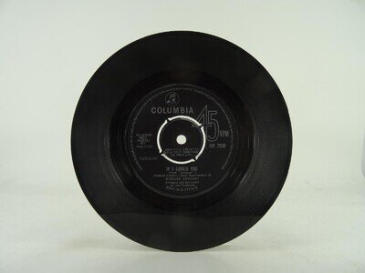 RICHARD ANTHONY IF I LOVED YOU 78 (78) 2 Track 7" Single including Plain Paper S