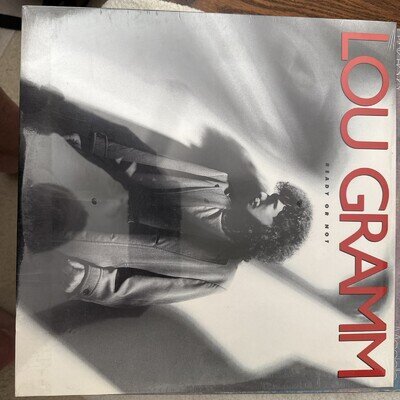 Lou Gramm Ready or Not Vinyl LP Record 1987 Atlantic 81728-1 AR PRESS VG+/EX